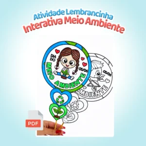 💚🌎🍃 Atividade Lembrancinha Interativa Meio Ambiente 🍃🌎💚