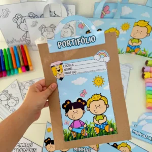 Kit Capas de Atividades Tema Jardim