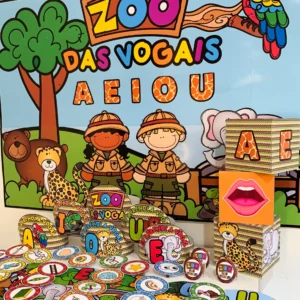 Kit Zoo das Vogais
