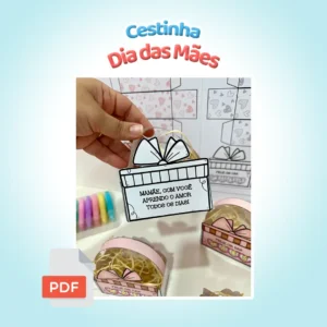 Cestinha Lembrancinha Dia das Mães
