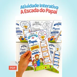 💙 Atividade Interativa: A Escada do Papai