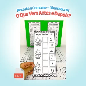 Recorte e Combine – Dinossauros: O Que Vem Antes e Depois?