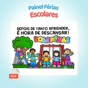 🥳🌴 PAINEL FÉRIAS ESCOLARES 🌴🥳