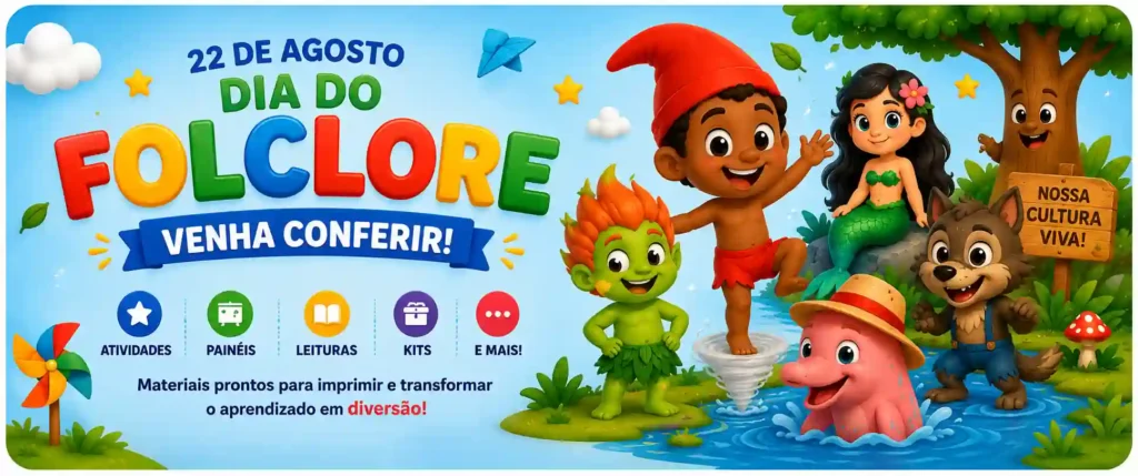 Capa Banner Dia do Folclore