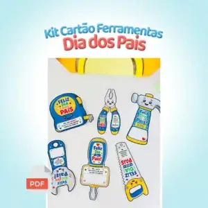 💙 Kit Cartão Ferramentas Dia dos Pais