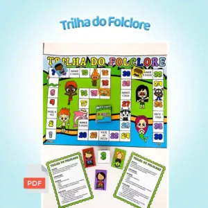 capa Trilha do Folclore – Jogo Pedagógico para Imprimir