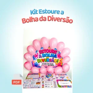 🎈 Kit Estoure a Bolha da Diversão – Volta às Aulas
