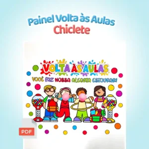 capa foto painel volta às aulas