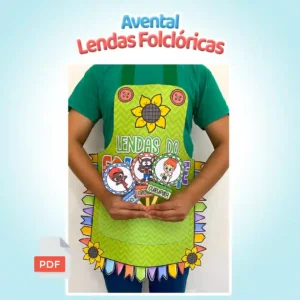 🎒🧙 Avental Lendas Folclóricas