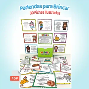 Capa foto parlendas para brincar