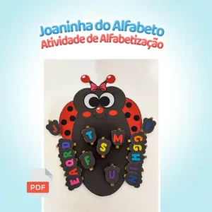 capa foto Joaninha do Alfabeto | Atividade de Alfabetização em PDF