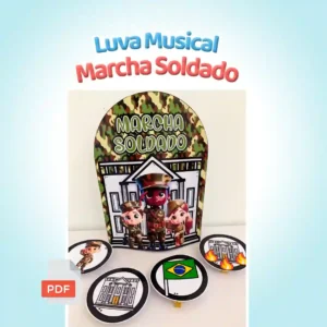 🎵🪖 Luva Musical Marcha Soldado | Atividade Dia do Soldado em PDF