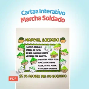 |Foto capa Cartaz Interativo Marcha Soldado