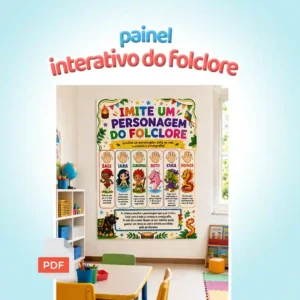 Painel Interativo do Folclore – Imite um Personagem