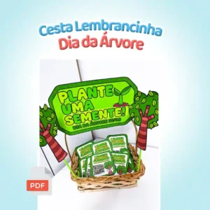 Cesta Lembrancinha Dia da Árvore