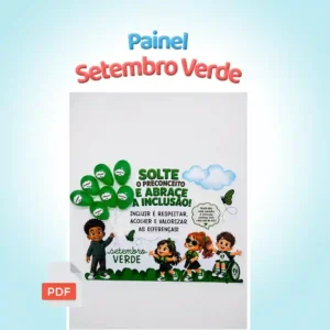 🌿💚 Painel Setembro Verde sobre inclusão e respeito