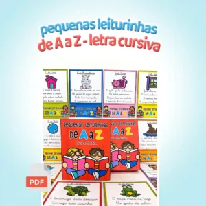 foto capa Pequenas Leiturinhas de A a Z – Letra Cursiva